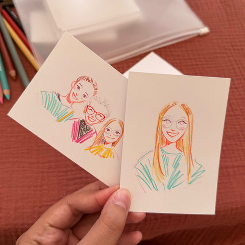 Portrait Colour pencil style