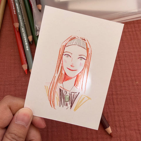 Portrait Colour pencil style