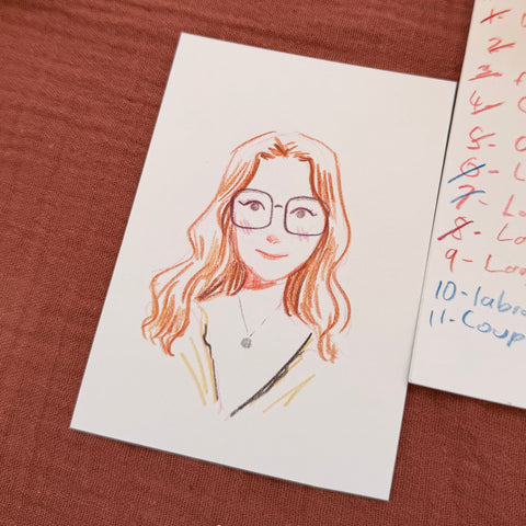 Portrait Colour pencil style