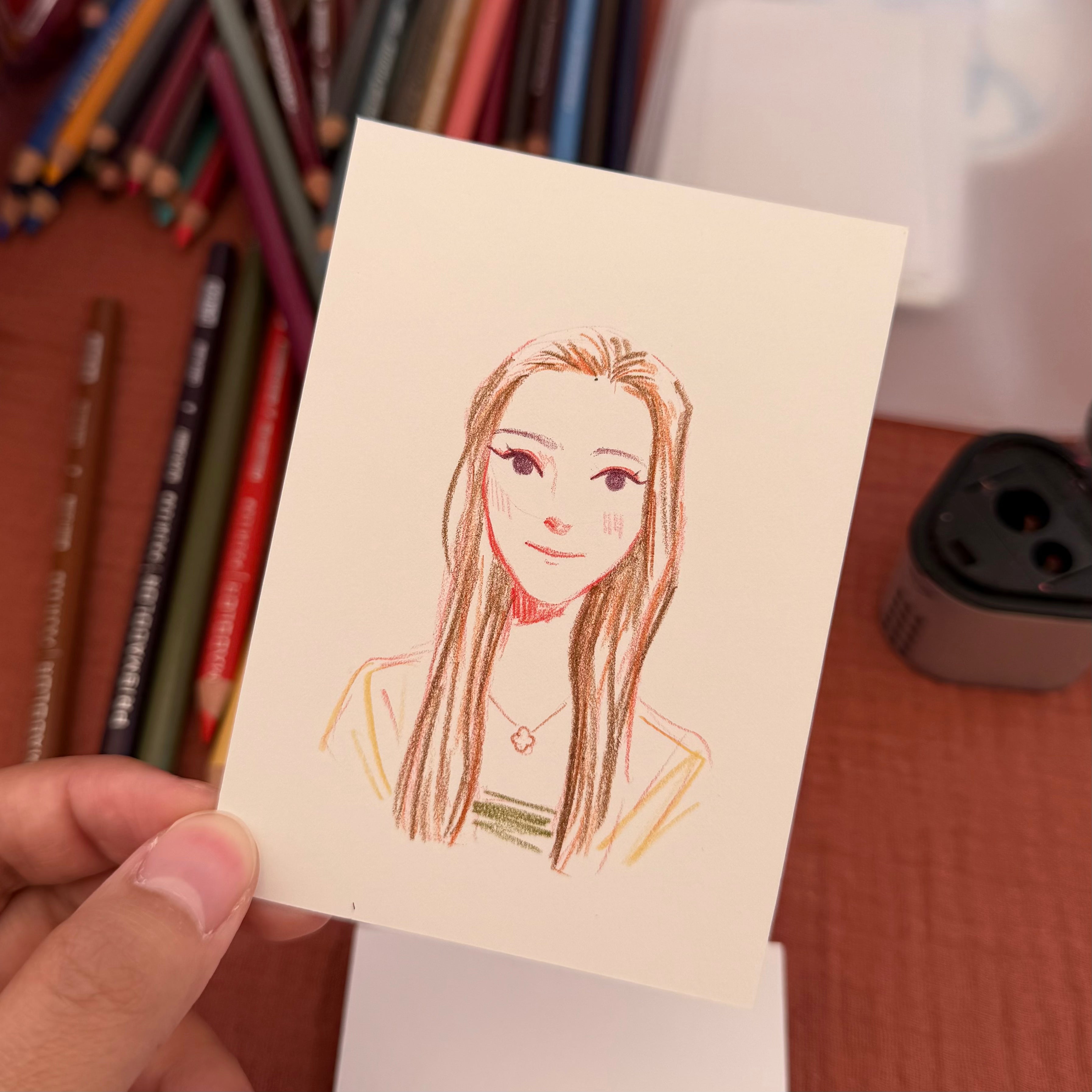 Portrait Colour pencil style