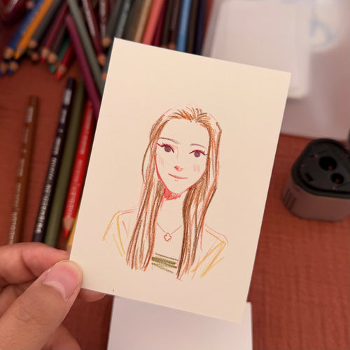 Portrait Colour pencil style